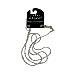 Necklace & Eyewear holder - petite silver balls