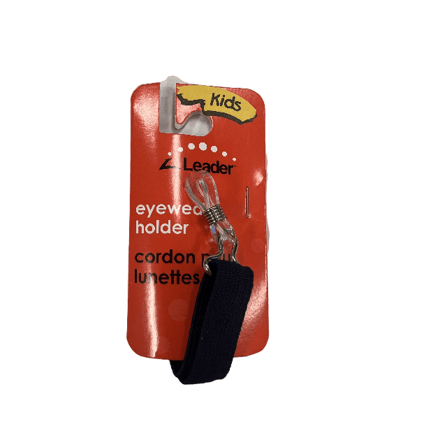 Eyewear holder, kids sportband, navy-blue