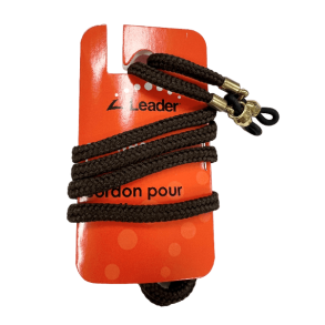 Eyewear Holder, Slim, Nylon, Brown