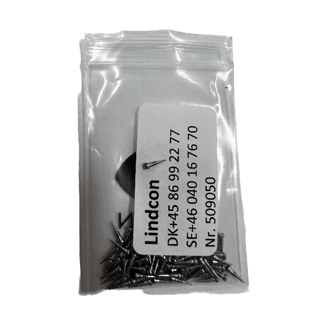 Skrue m/sgespids slv M1.2 L6.0 H1.8 - 100 stk - Udget spar 20%