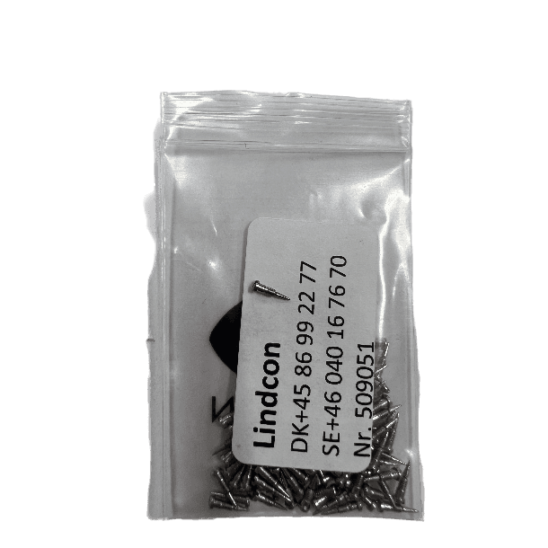 Skrue m/sgespids slv M1.0 L6.0 H2.0 - 100 stk - Udget spar 20%