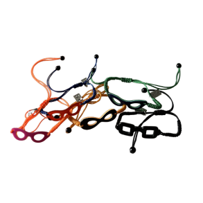 Brille armb�nd i forskellige farver - 12 stk - Udg�et spar 20%