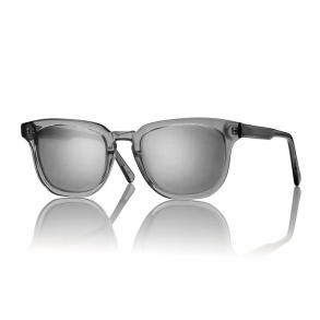 Sh trasp gray 50 21-145Acetate sungl uni w/Bluelens+Case - spar 20%